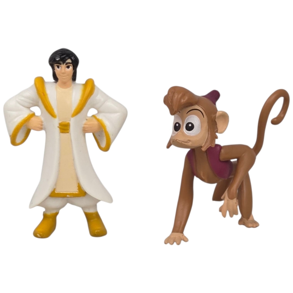 Disney Aladdin King of Thieves Figures 2.5" Aladdin & 2" Abu